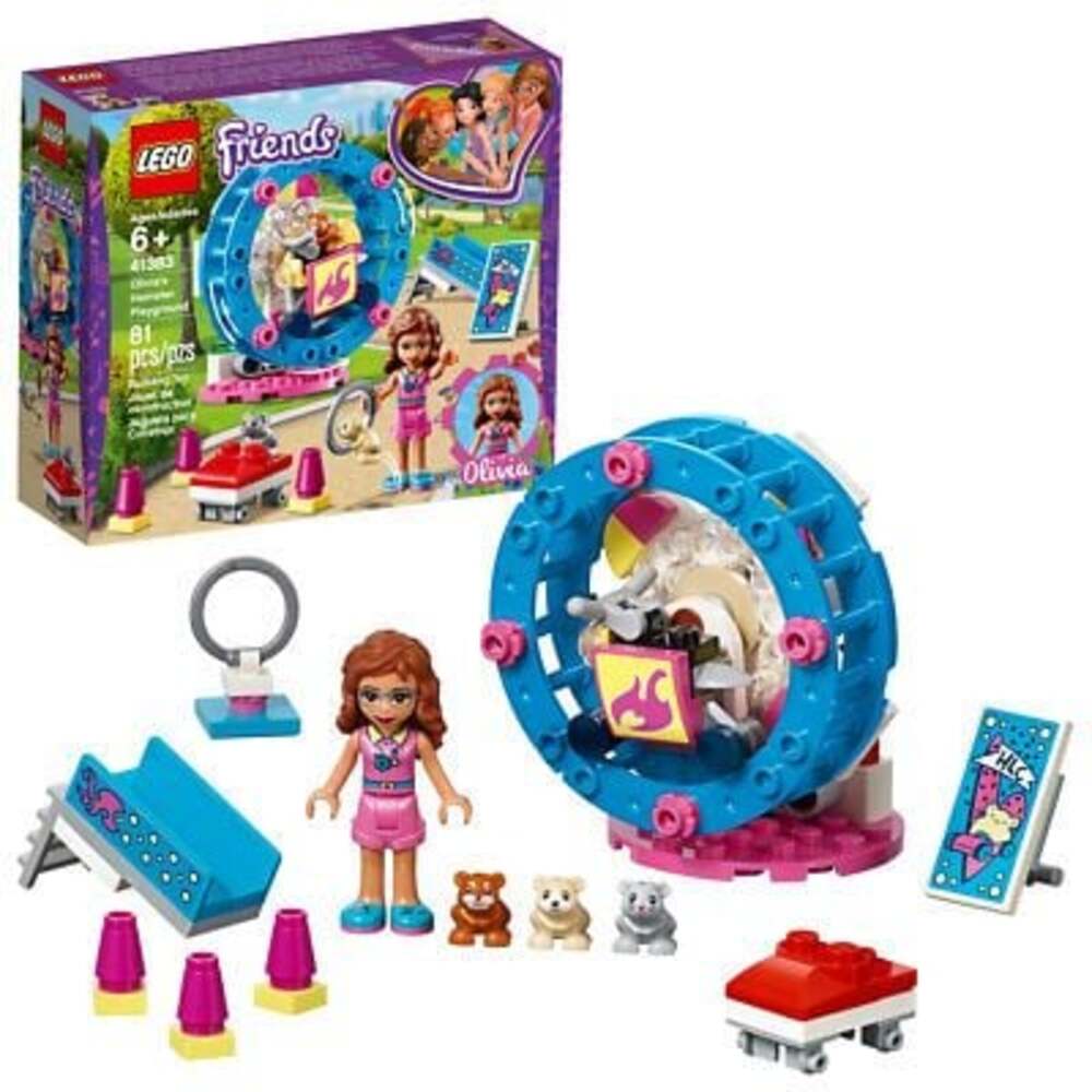 LEGO Friends Olivia's Hamster Playground Building Toy 86-Pieces Retired Product